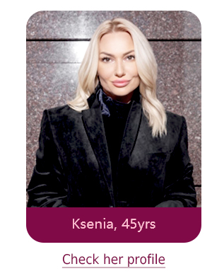 Ksenia, 45yrs - Check her profile